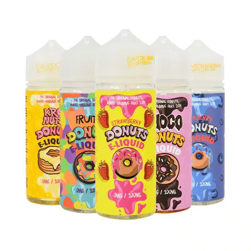 Marina-Vapes-Donut-Man-E-liquid-100ml-Shortfillwebp - Element Vapor Australia