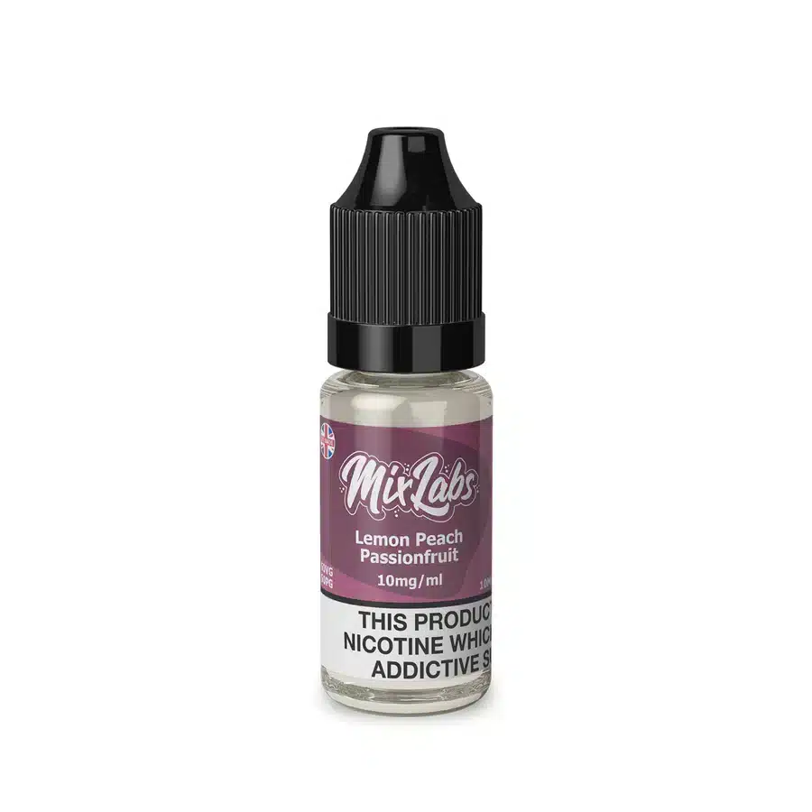 Mix-Labs-Nic-Salts-10ml-Lemon-Peach-Passionfruitwebp - Element Vapor Australia