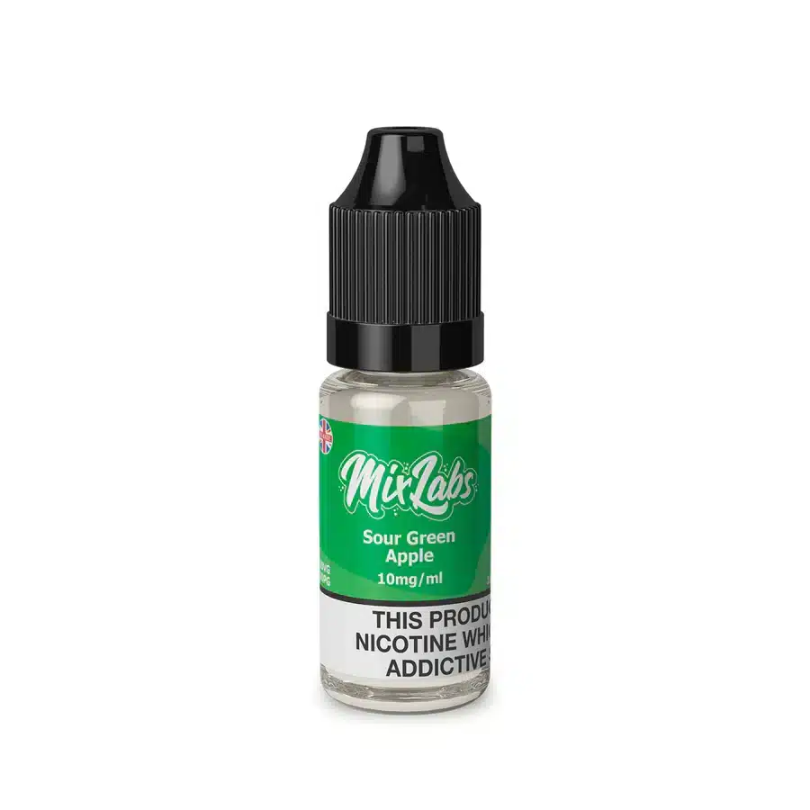 Mix-Labs-Nic-Salts-10ml-Sour-Green-Applewebp - Element Vapor Australia