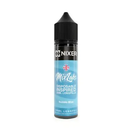 Nixer-X-Mix-Labs-Longfill-E-liquid-30ml-Blue-Bubblewebp - Element Vapor Australia