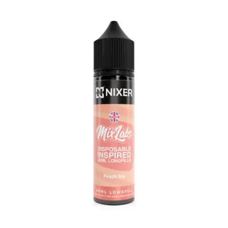 Nixer-X-Mix-Labs-Longfill-E-liquid-30ml-Peach-Icewebp - Element Vapor Australia