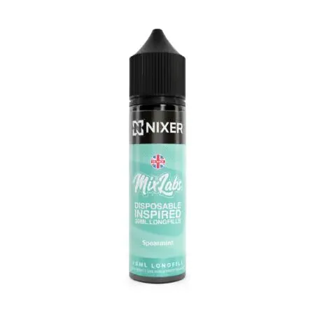 Nixer-X-Mix-Labs-Longfill-E-liquid-30ml-Spearmintwebp - Element Vapor Australia