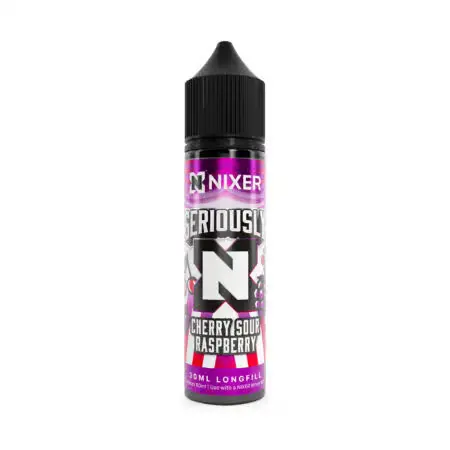Nixer-X-Seriously-Longfill-E-liquid-30ml-Cherry-Sour-Raspberrywebp - Element Vapor Australia