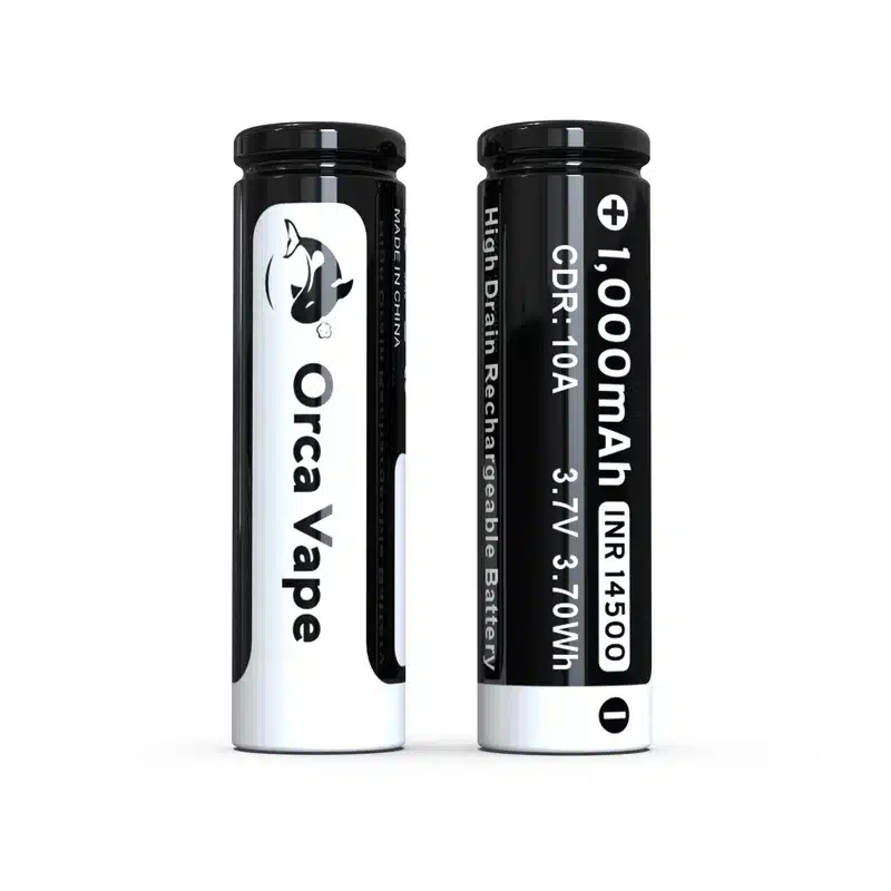 Orca-Vape-14500-1000mAh-Battery-Twin-Packwebp - Element Vapor Australia