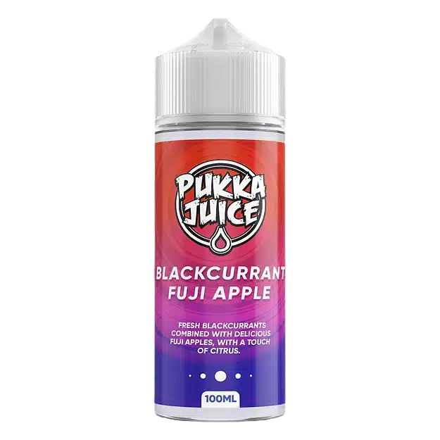 Pukka-Juice-E-liquid-100ml-Shortfill-Blackcurrant-Fuji-Applewebp - Element Vapor Australia