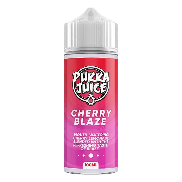 Pukka-Juice-E-liquid-100ml-Shortfill-Cherry-Blazewebp - Element Vapor Australia