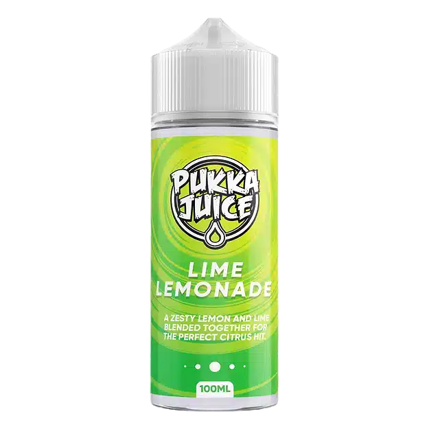 Pukka-Juice-E-liquid-100ml-Shortfill-Lime-Lemonadewebp - Element Vapor Australia