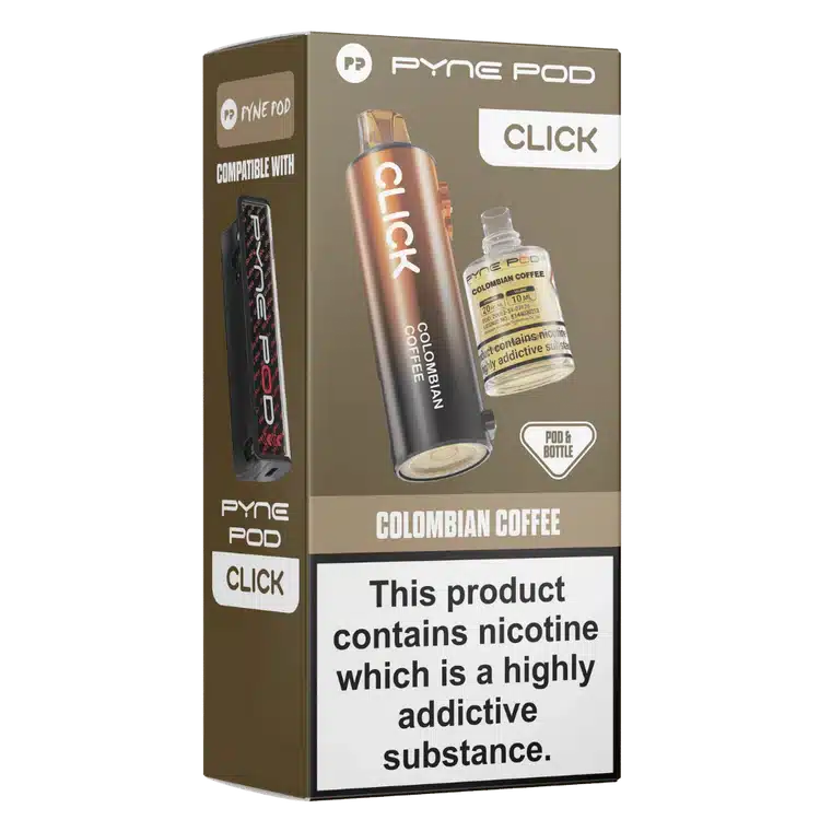 Pyne-Pod-Click-50K-Prefilled-Pods-Colombian-Coffeewebp - Element Vapor Australia