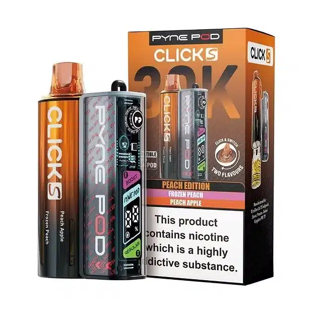 Pyne-Pod-Click-S-30K-Prefilled-Pod-Kit-Peach-Editionwebp - Element Vapor Australia