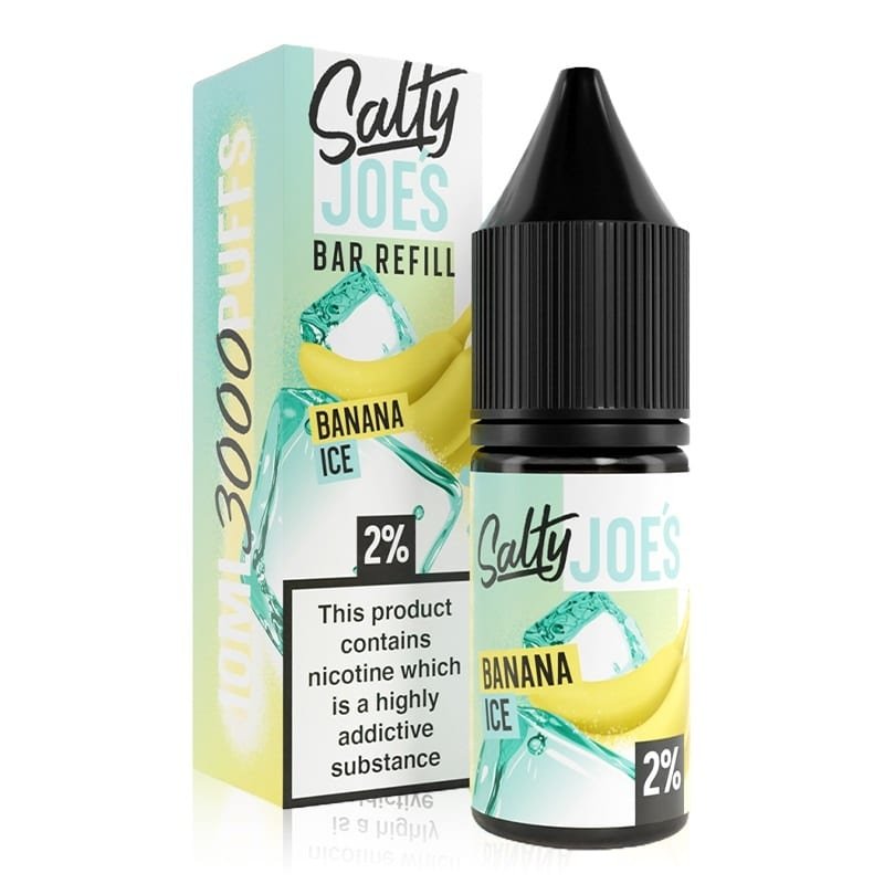 Salty-Joes-Bar-Refill-Nic-Salts-10ml-Banana-Icejpg - Element Vapor Australia