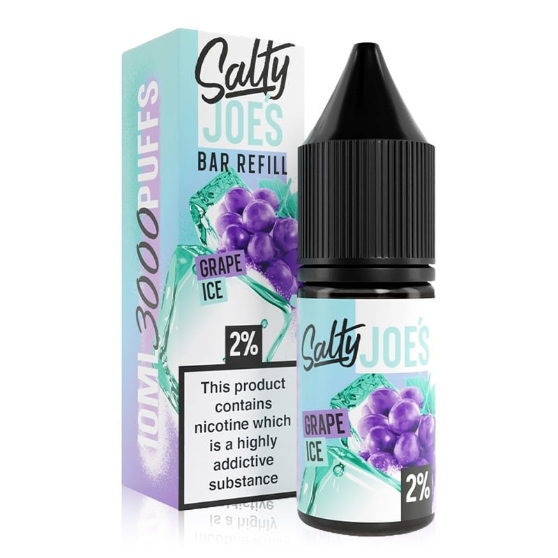 Salty-Joes-Bar-Refill-Nic-Salts-10ml-Grape-Icejpg - Element Vapor Australia