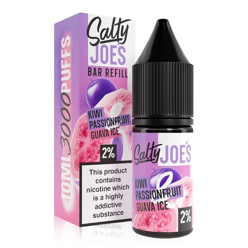 Salty-Joes-Bar-Refill-Nic-Salts-10ml-Kiwi-Passionfruit-Guava-Icejpg - Element Vapor Australia
