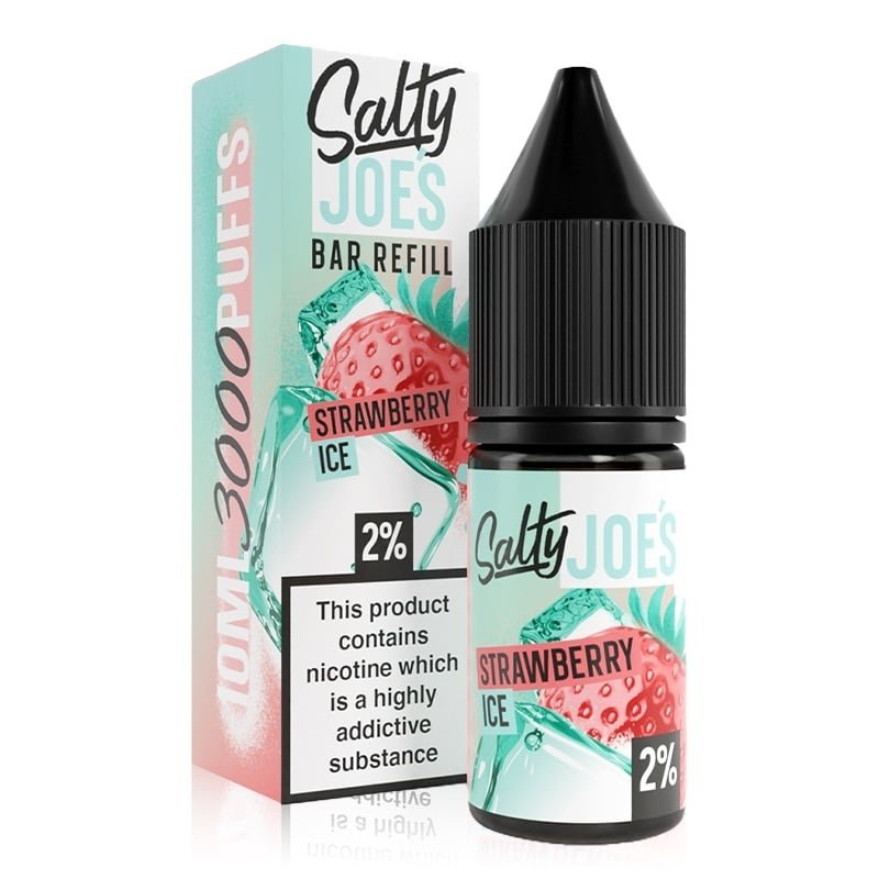 Salty-Joes-Bar-Refill-Nic-Salts-10ml-Strawberry-Icejpg - Element Vapor Australia