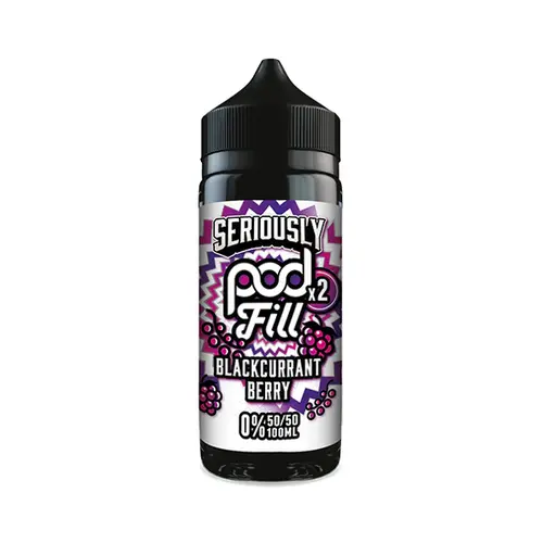 Seriously-Pod-Fill-X2-100ml-E-liquid-Blackcurrant-Berrywebp - Element Vapor Australia
