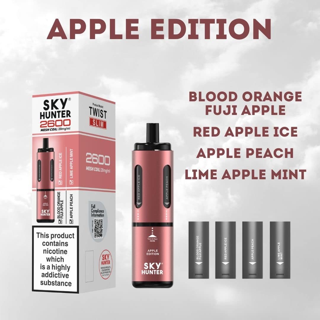 Sky-Hunter-2600-Disposable-Vape-Apple-Editionjpg - Element Vapor Australia