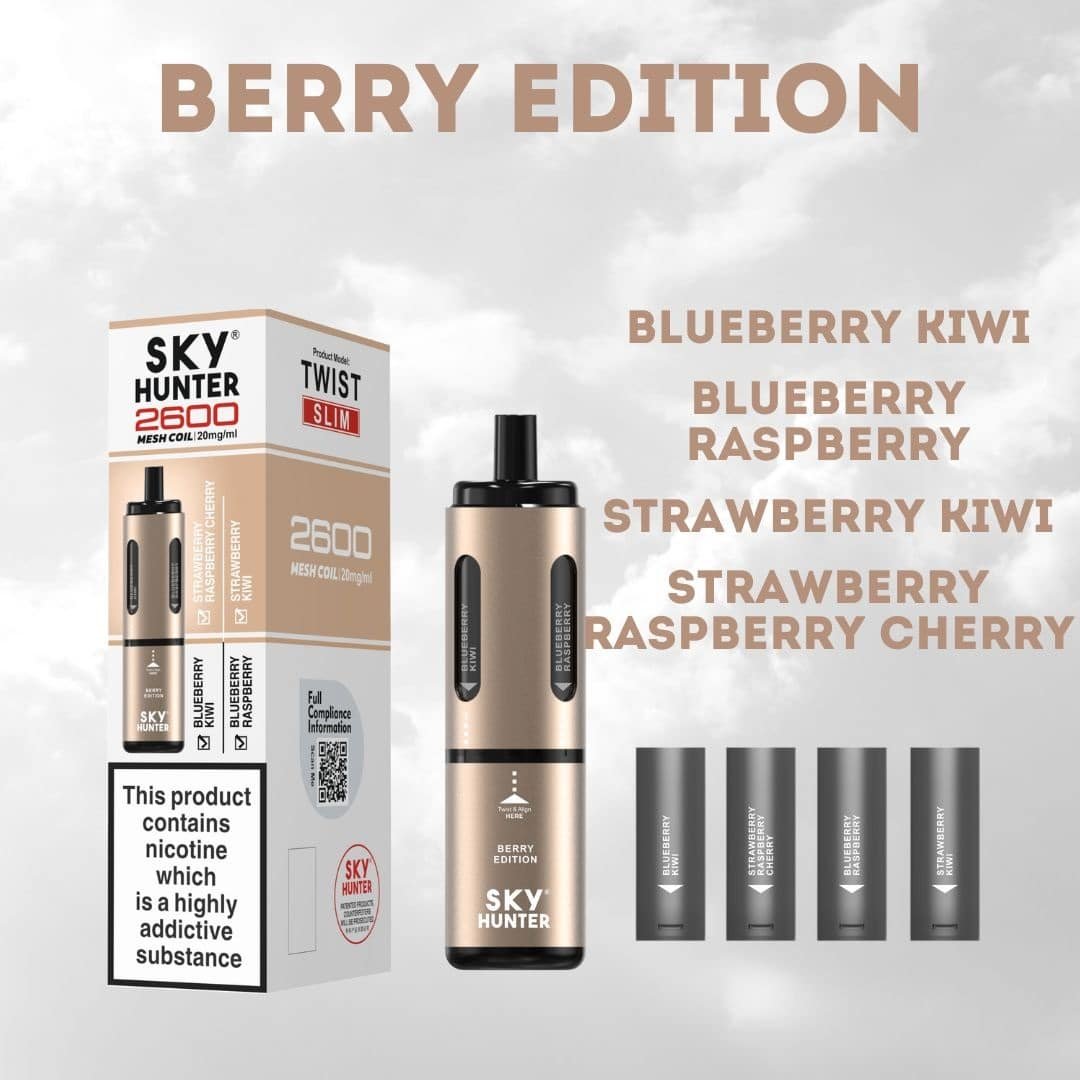 Sky-Hunter-2600-Disposable-Vape-Berry-Editionjpg - Element Vapor Australia