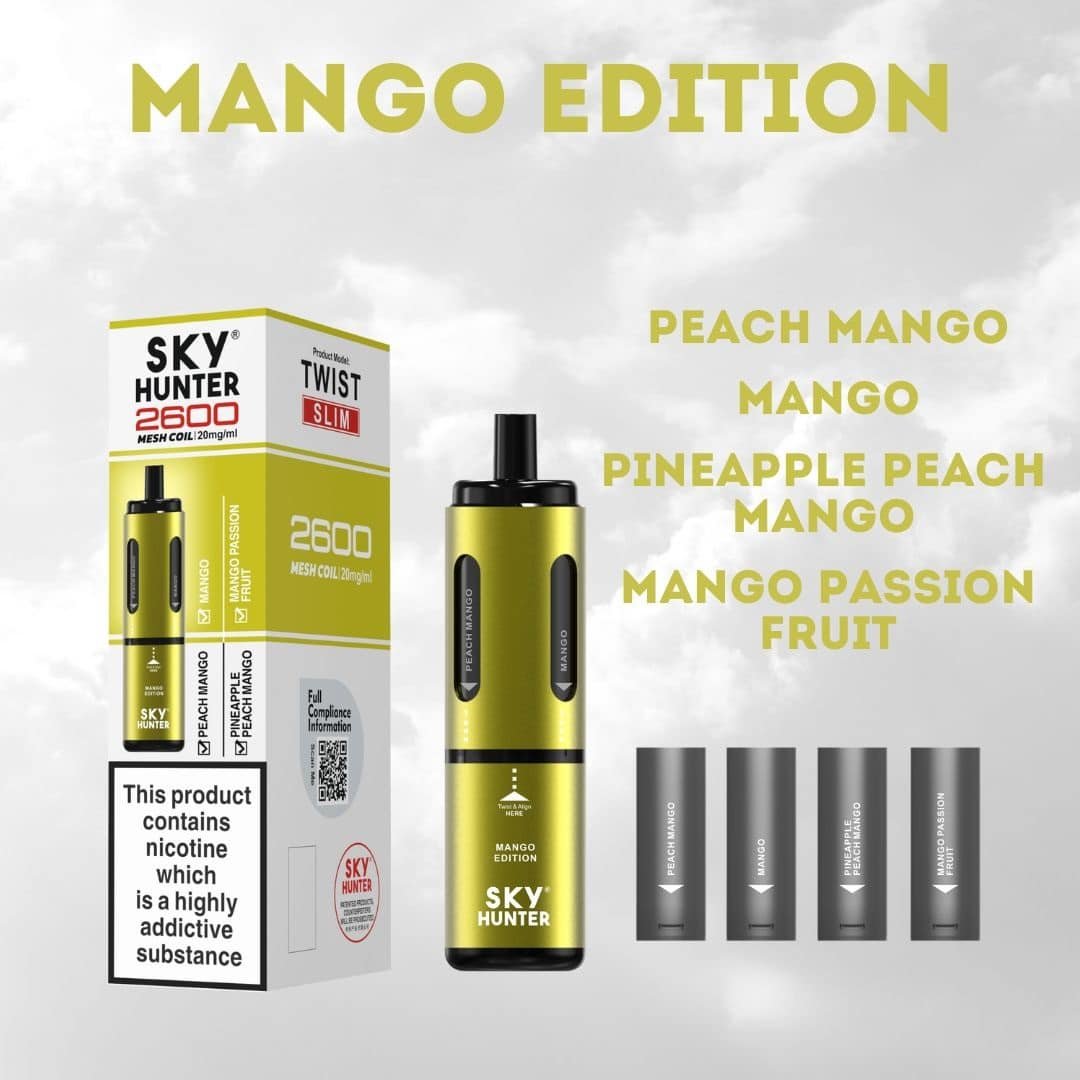 Sky-Hunter-2600-Disposable-Vape-Mango-Editionjpg - Element Vapor Australia