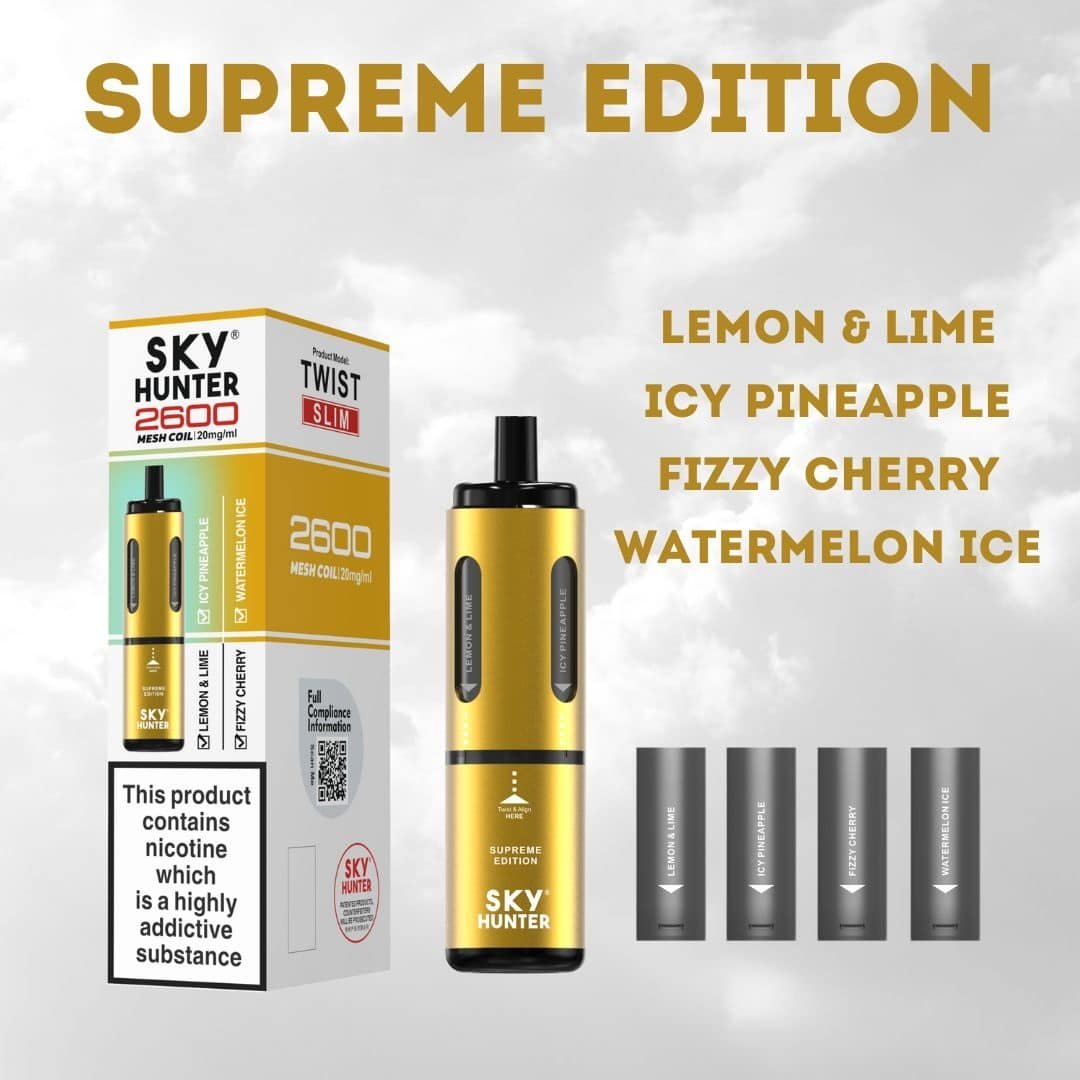 Sky-Hunter-2600-Disposable-Vape-Supreme-Editionjpg - Element Vapor Australia
