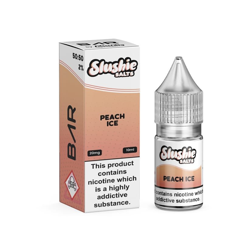 Slushie-Bar-Salts-10ml-Peach-Icejpg - Element Vapor Australia
