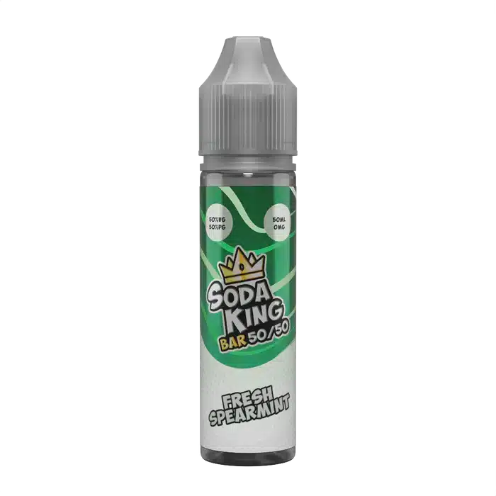 Soda-King-Bar-50-50-E-liquid-50ml-Shortfill-Fresh-Spearmintwebp - Element Vapor Australia