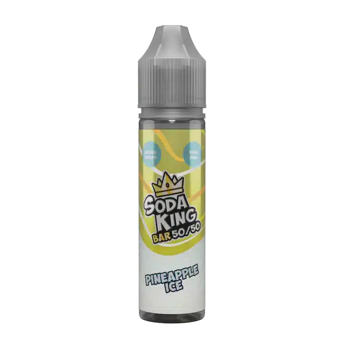 Soda-King-Bar-50-50-E-liquid-50ml-Shortfill-Pineapple-Icewebp - Element Vapor Australia