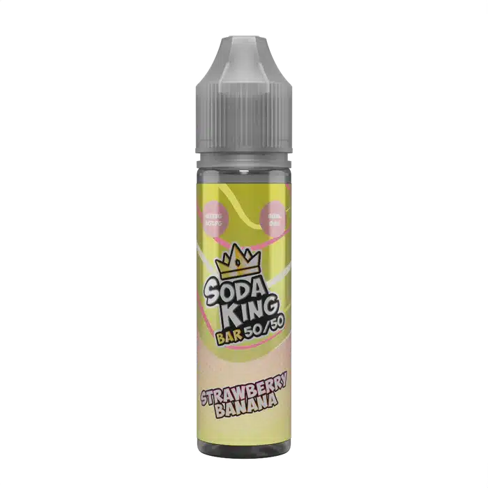Soda-King-Bar-50-50-E-liquid-50ml-Shortfill-Strawberry-Bananawebp - Element Vapor Australia