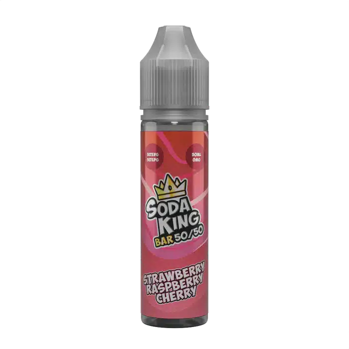 Soda-King-Bar-50-50-E-liquid-50ml-Shortfill-Strawberry-Raspberry-Cherrywebp - Element Vapor Australia
