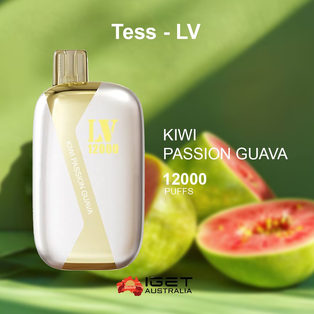 TESS-LV-KIWI-PASSION-GUAVA-12000-PUFFSjpg - Element Vapor Australia