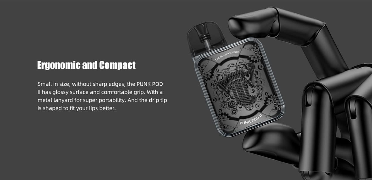Teslacigs-Punk-Pod-II-Pod-Kit-Compactjpg - Element Vapor Australia