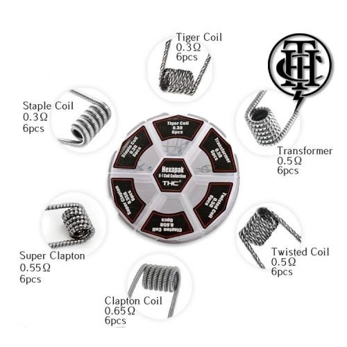 Thunderhead-Creations-Hexapak-6-in-1-Coil-Collection-Boxjpg - Element Vapor Australia