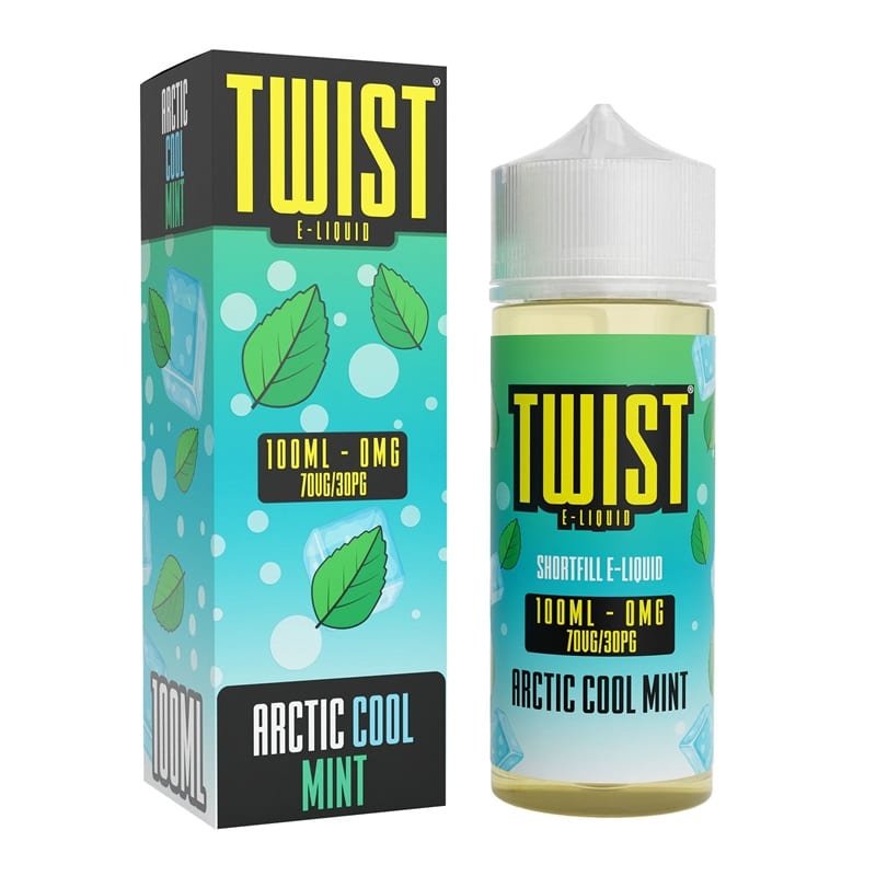 Twist-E-liquid-100ml-Shortfill-Arctic-Cool-Mintjpeg - Element Vapor Australia