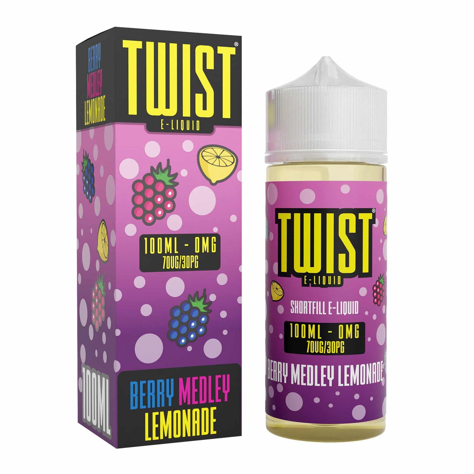 Twist-E-liquid-100ml-Shortfill-Berry-Medley-Lemonadejpeg - Element Vapor Australia