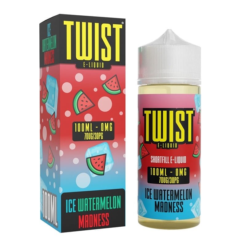Twist-E-liquid-100ml-Shortfill-Ice-Watermelon-Madnessjpeg - Element Vapor Australia