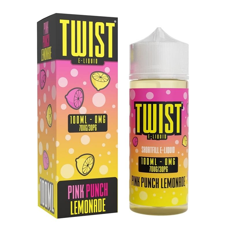 Twist-E-liquid-100ml-Shortfill-Pink-Punch-Lemonadejpeg - Element Vapor Australia