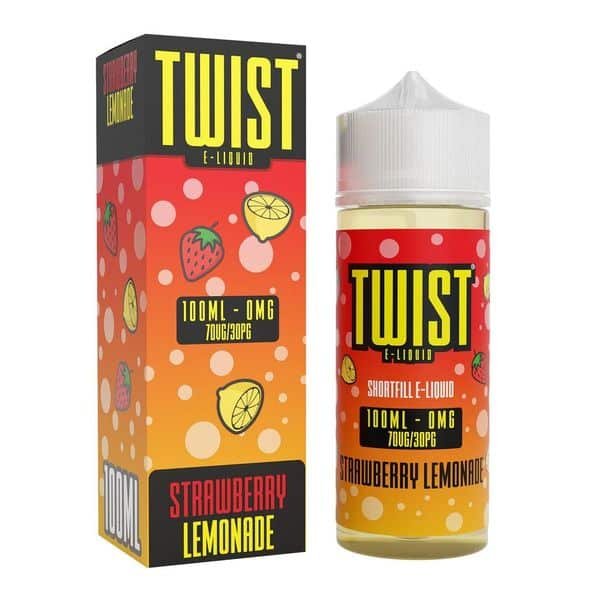Twist-E-liquid-100ml-Shortfill-Strawberry-Lemonadejpeg - Element Vapor Australia