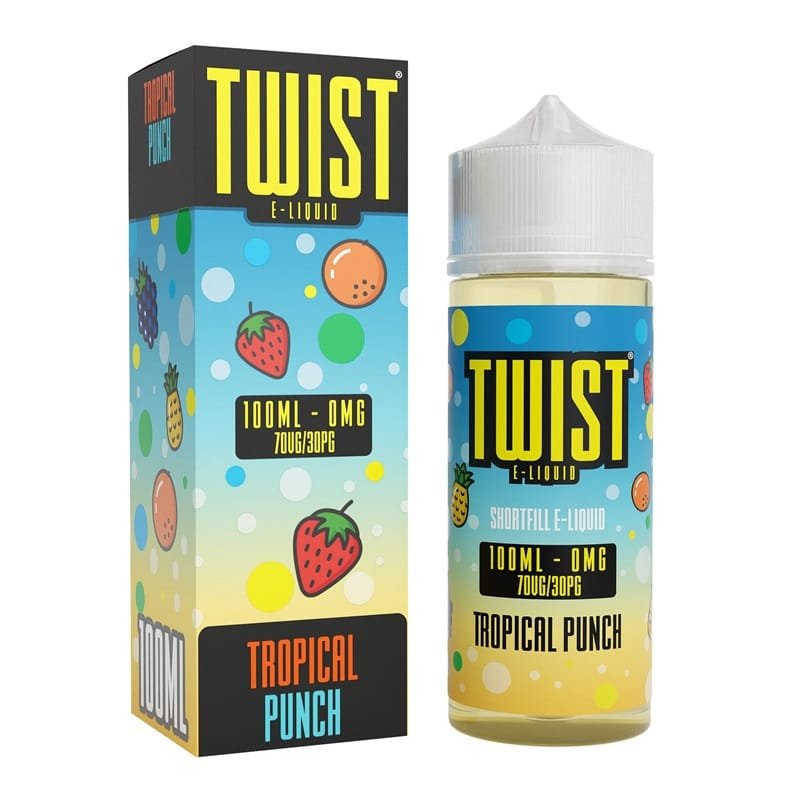 Twist-E-liquid-100ml-Shortfill-Tropical-Punchjpeg - Element Vapor Australia