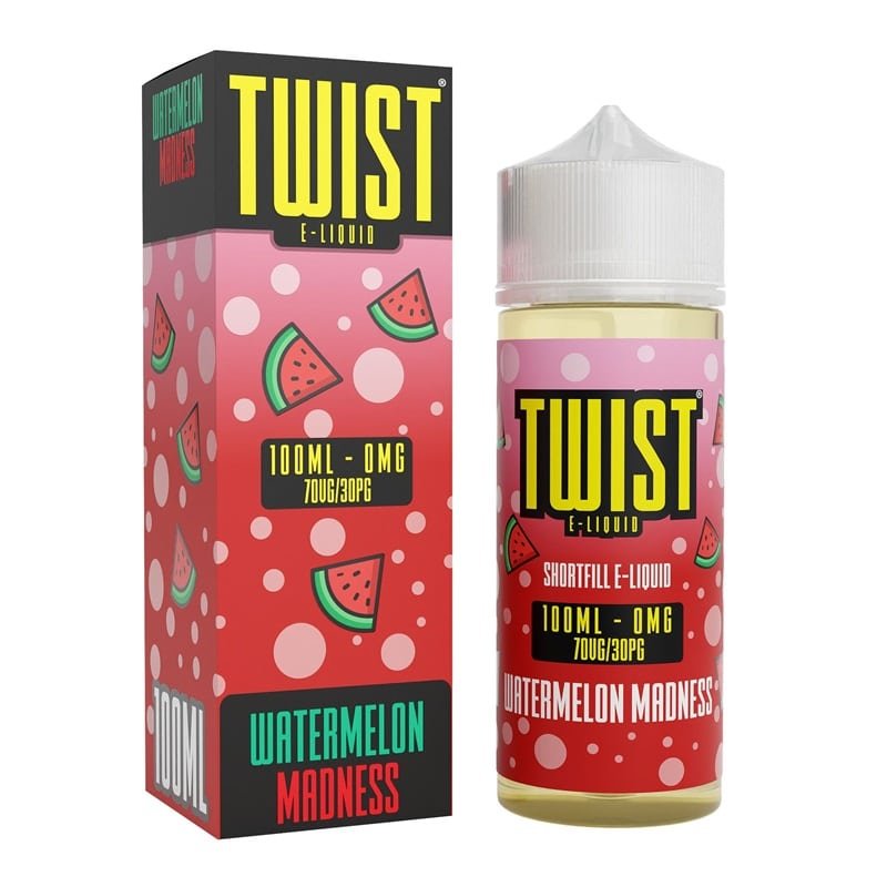 Twist-E-liquid-100ml-Shortfill-Watermelon-Madnessjpeg - Element Vapor Australia