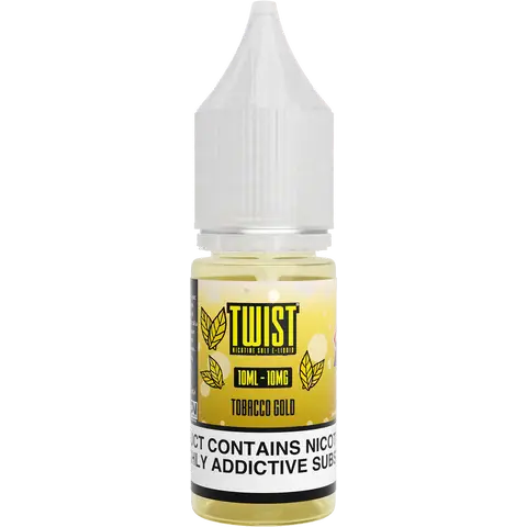Twist-Nic-Salts-10ml-Tobacco-Goldwebp - Element Vapor Australia