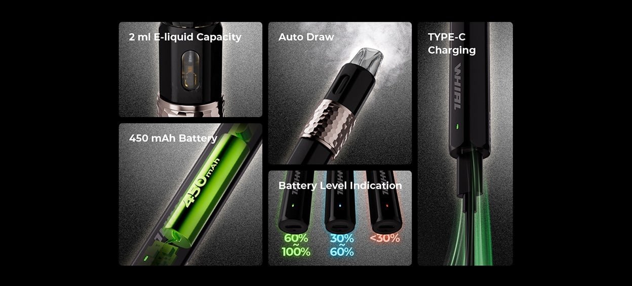 UWELL-Whirl-F-Pod-Kit-Featuresjpg - Element Vapor Australia