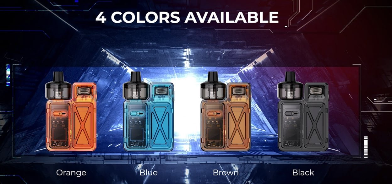 Uwell-Crown-M-Pod-Mod-Kit-Coloursjpg - Element Vapor Australia