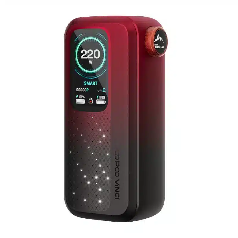 VOOPOO-Vinci-Spark-220-Box-Mod-Dark-Redwebp - Element Vapor Australia