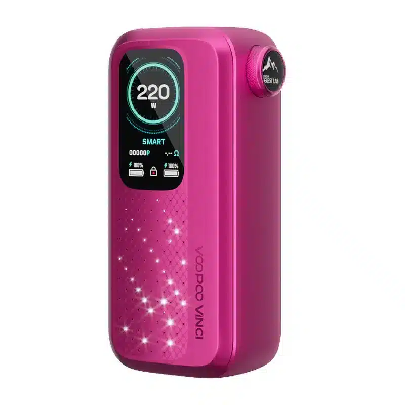 VOOPOO-Vinci-Spark-220-Box-Mod-Rose-Redwebp - Element Vapor Australia