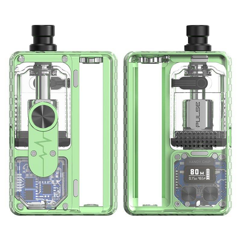 Vandy-Vape-Pulse-AIO-V2-80W-Kit-Green-Ashjpg - Element Vapor Australia