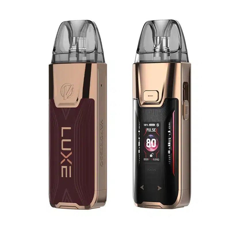 Vaporesso-Luxe-XR-Max-2-Vape-Kit-Imperial-Red-Leatherwebp - Element Vapor Australia