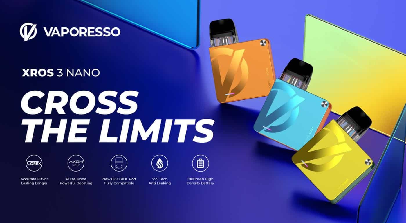 Vaporesso-XROS-3-Nano-Pod-Kit-Promojpg - Element Vapor Australia