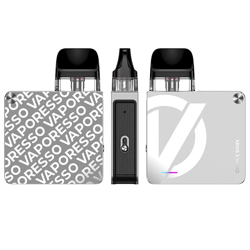 Vaporesso-XROS-3-Nano-Pod-Kit-Silverjpg - Element Vapor Australia