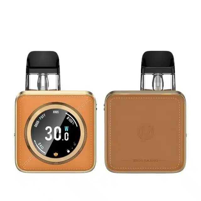 Vaporesso-XROS-5-Nano-Pod-Vape-Kit-Orange-Leatherettewebp - Element Vapor Australia