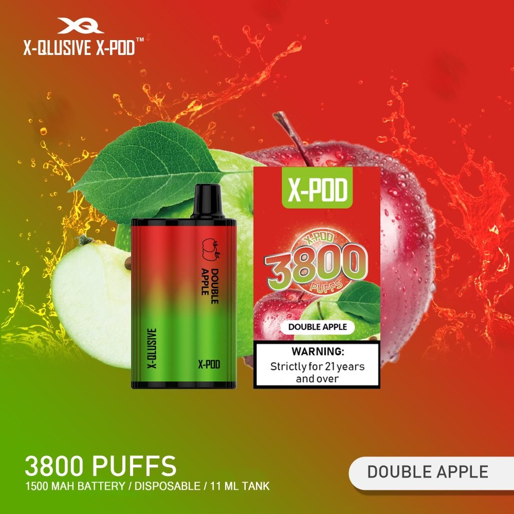 X-QLUSIVE-X-POD-DOUBLE-APPLEjpeg - Element Vapor Australia