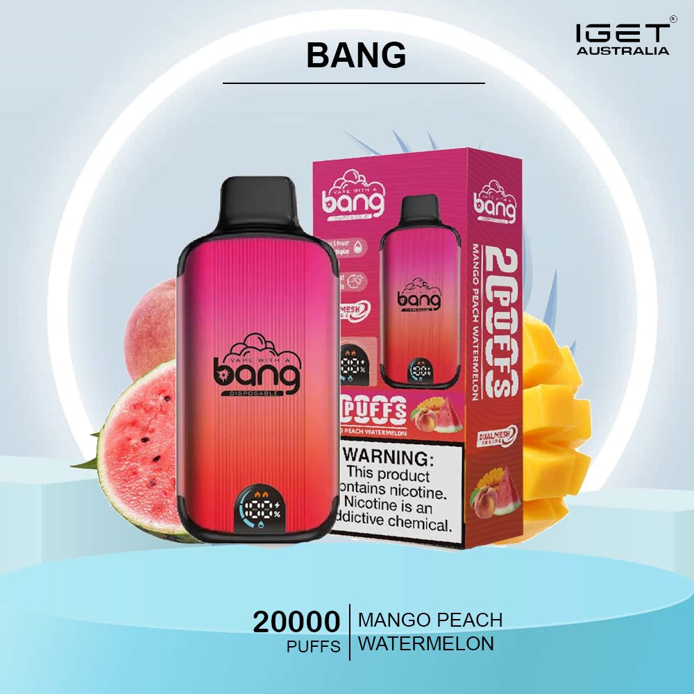 bang-20000-MANGO-PEACH-WATERMELONjpg - Element Vapor Australia
