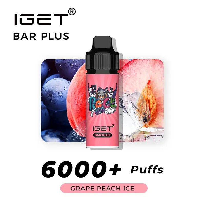 grape-peach-ice-iget-bar-plus-vape-kitwebp - Element Vapor Australia